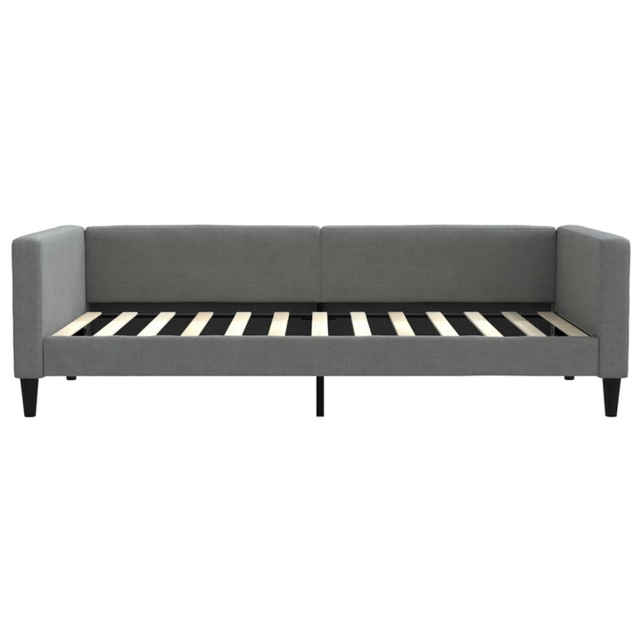 daybed med madras 100x200 cm stof mørkegrå