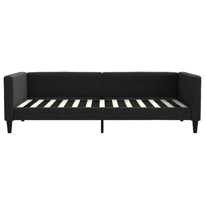 daybed med madras 100x200 cm stof sort