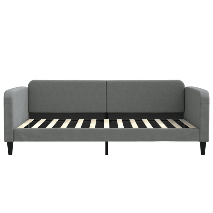 daybed med madras 100x200 cm stof mørkegrå