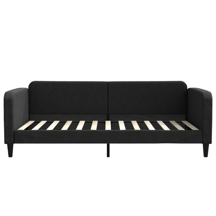 daybed med madras 100x200 cm stof sort