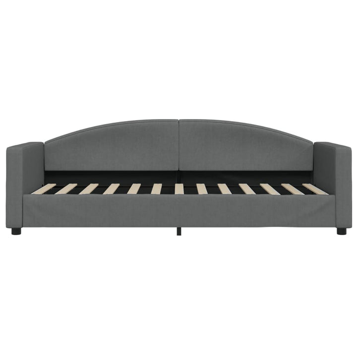 daybed med madras 80x200 cm stof mørkegrå