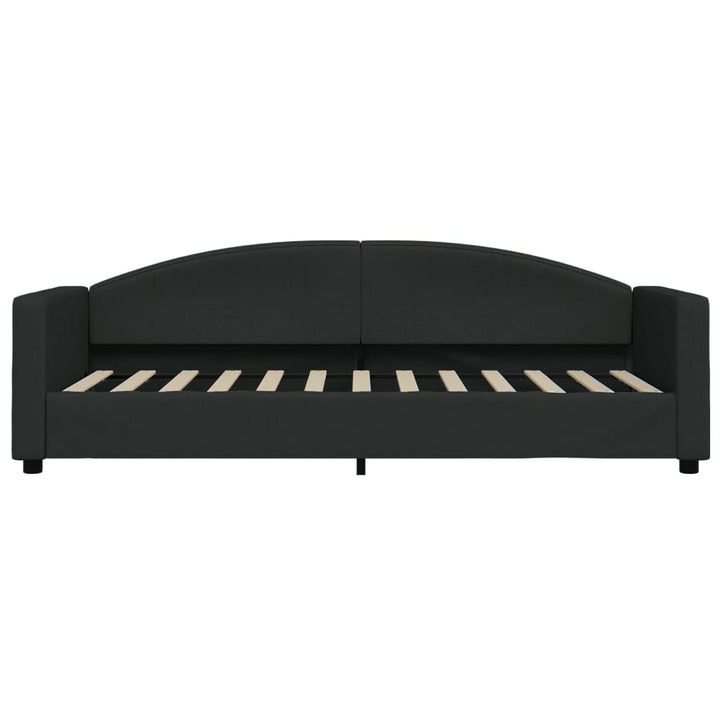 daybed med madras 80x200 cm stof sort