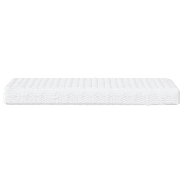 daybed med madras 80x200 cm stof cremefarvet