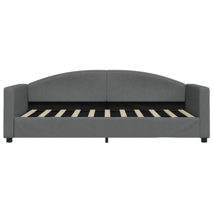 daybed med madras 90x190 cm stof mørkegrå