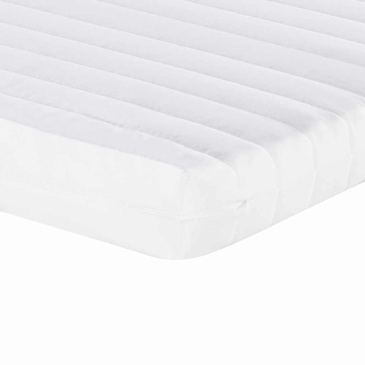 daybed med udtræk og madrasser 90x200 cm kunstlæder cappuccino