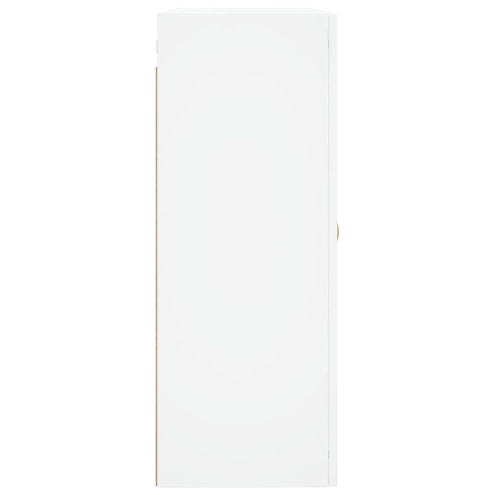 vægskabe 2 stk. konstrueret træ hvid