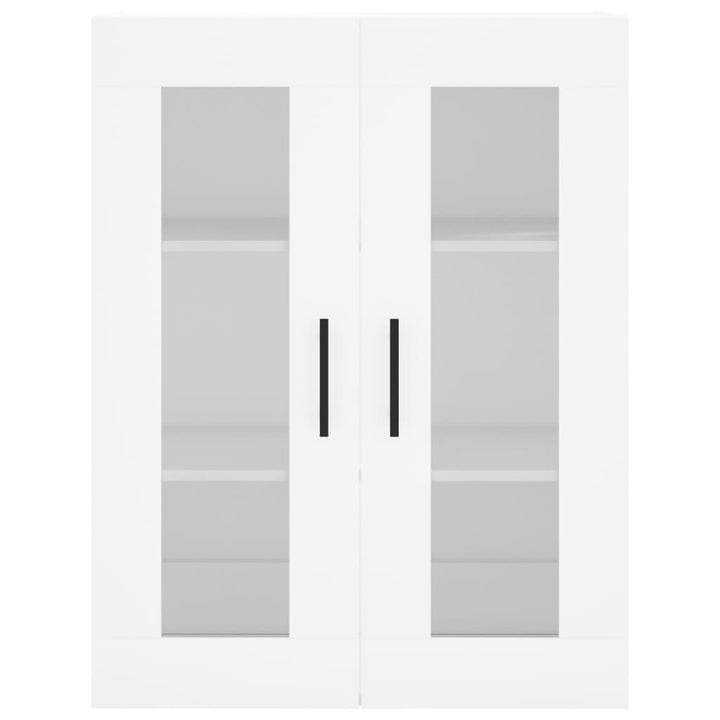 vægskabe 2 stk. konstrueret træ hvid