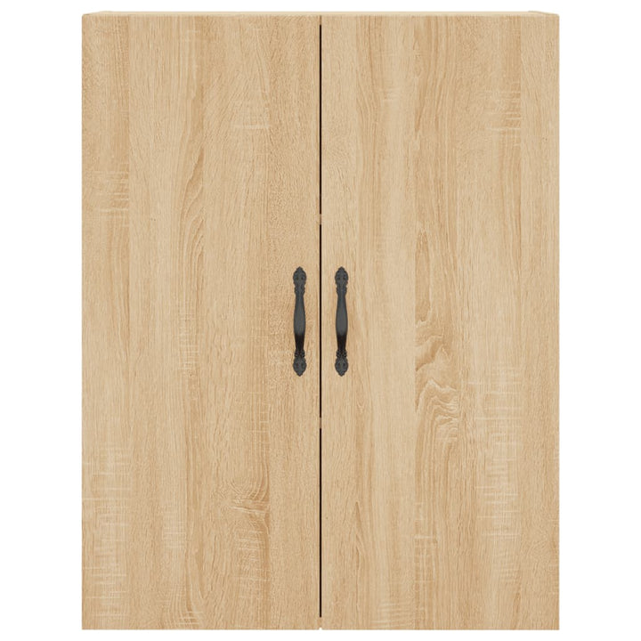 højskab 69,5x34x180 cm konstrueret træ sonoma-eg