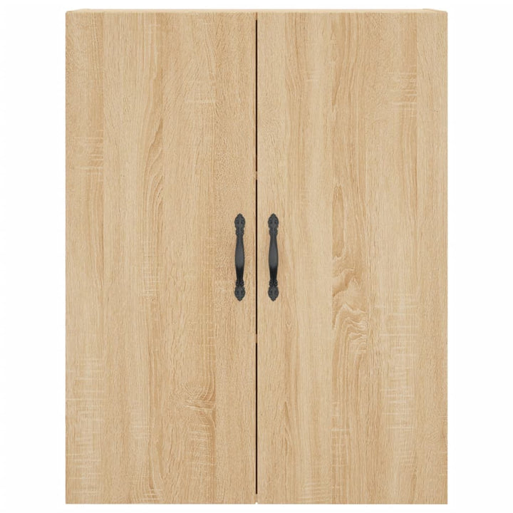 højskab 69,5x34x180 cm konstrueret træ sonoma-eg