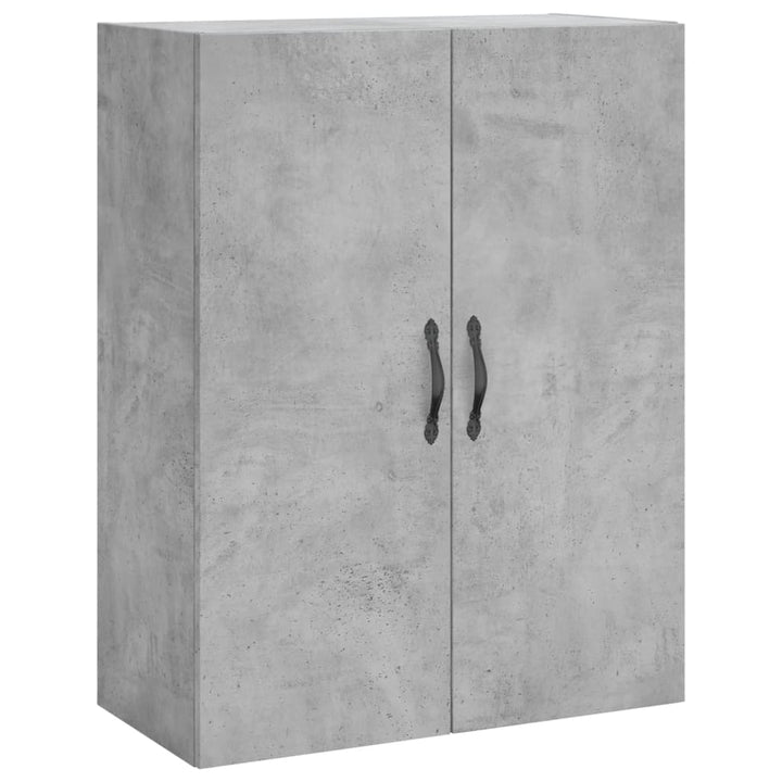 højskab 69,5x34x180 cm konstrueret træ betongrå