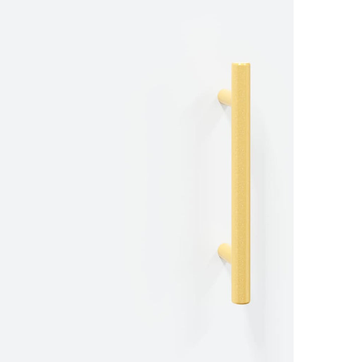 højskab 69,5x34x180 cm konstrueret træ hvid