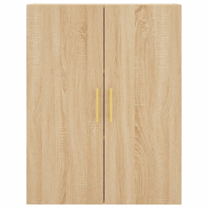 højskab 69,5x34x180 cm konstrueret træ sonoma-eg