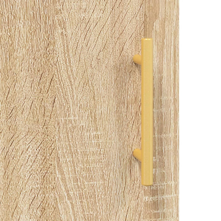 højskab 69,5x34x180 cm konstrueret træ sonoma-eg