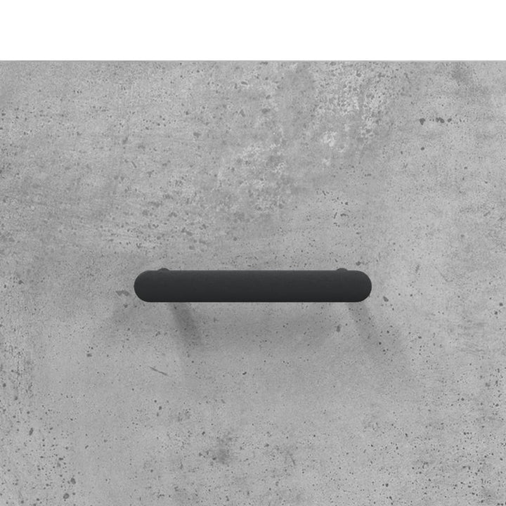 højskab 69,5x34x180 cm konstrueret træ betongrå