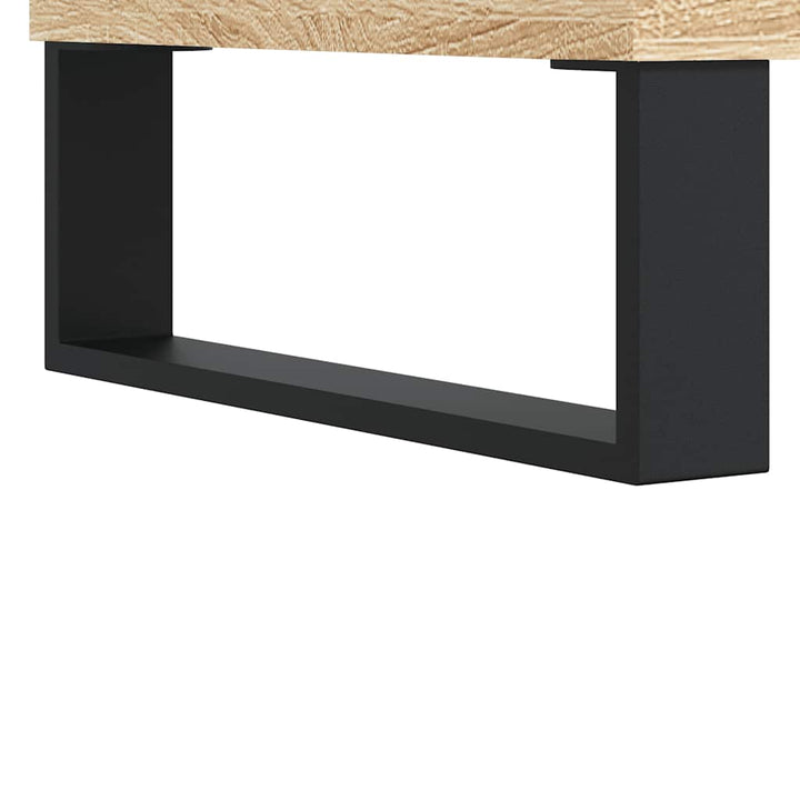 højskab 69,5x34x180 cm konstrueret træ sonoma-eg
