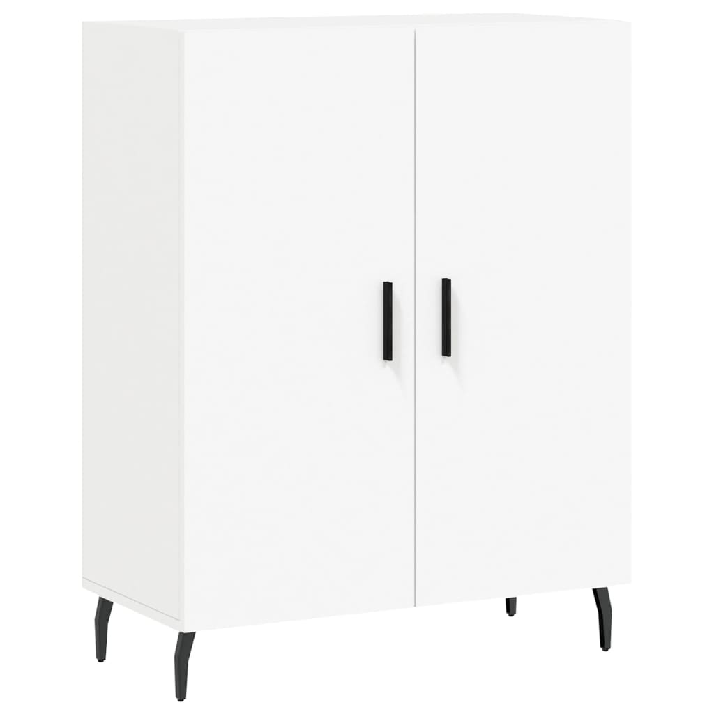 højskab 69,5x34x180 cm konstrueret træ hvid