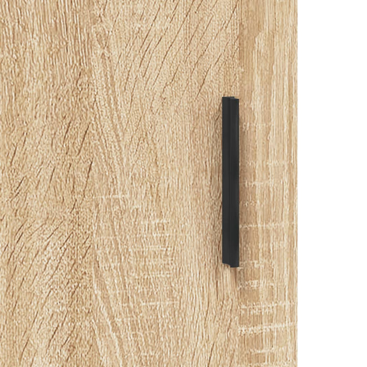 højskab 69,5x34x180 cm konstrueret træ sonoma-eg