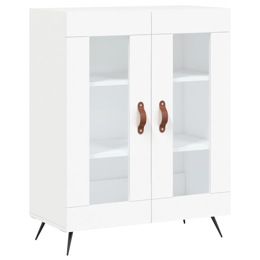 højskab 69,5x34x180 cm konstrueret træ hvid