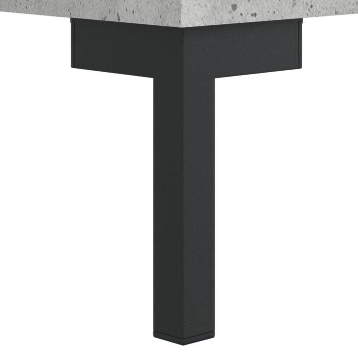 højskab 69,5x34x180 cm konstrueret træ betongrå
