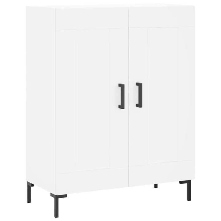 højskab 69,5x34x180 cm konstrueret træ hvid
