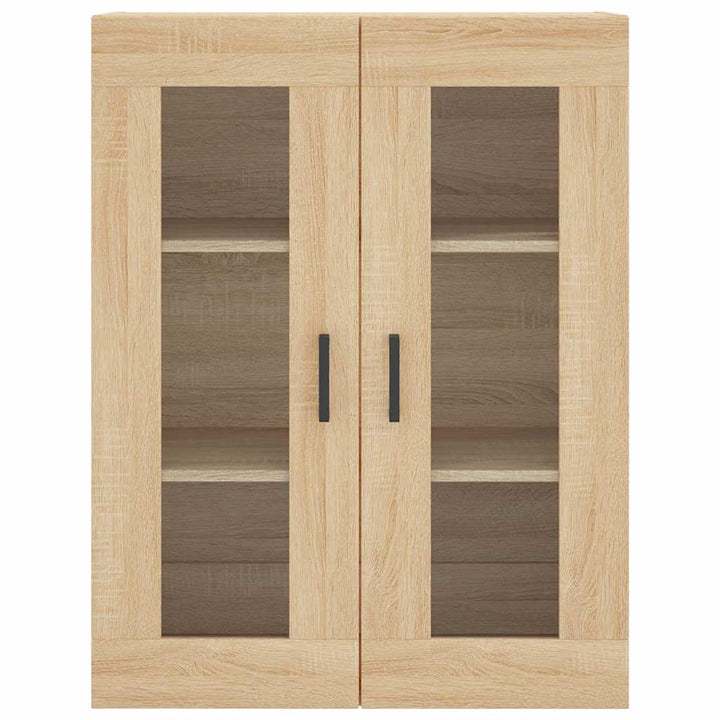 højskab 69,5x34x180 cm konstrueret træ sonoma-eg
