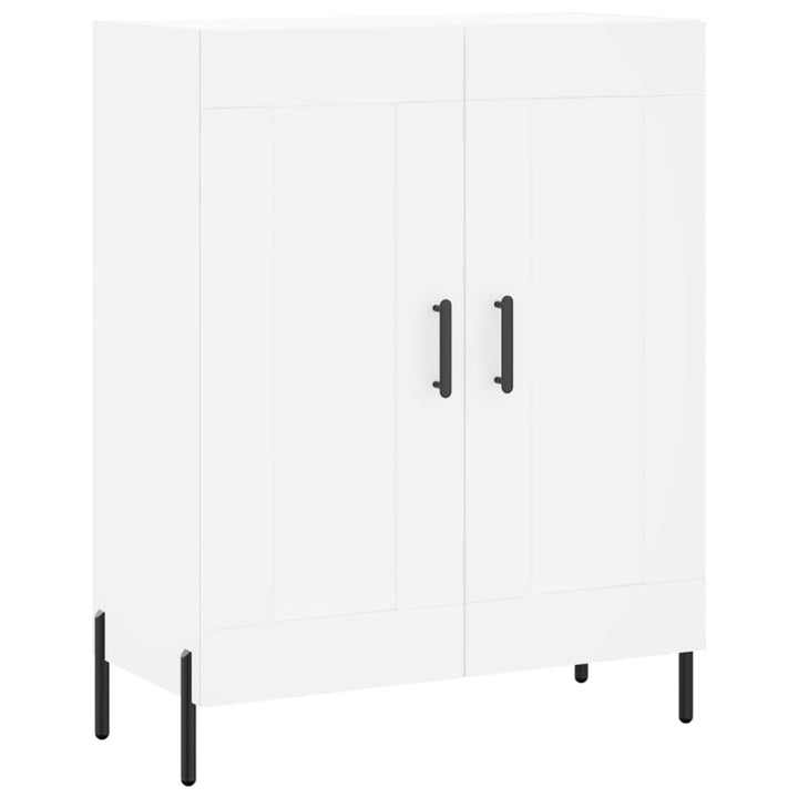 højskab 69,5x34x180 cm konstrueret træ hvid
