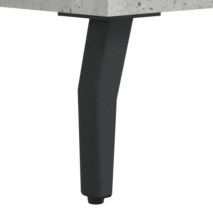 højskab 69,5x34x180 cm konstrueret træ betongrå