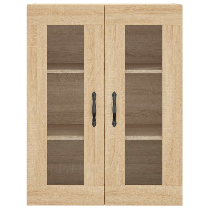 højskab 69,5x34x180 cm konstrueret træ sonoma-eg