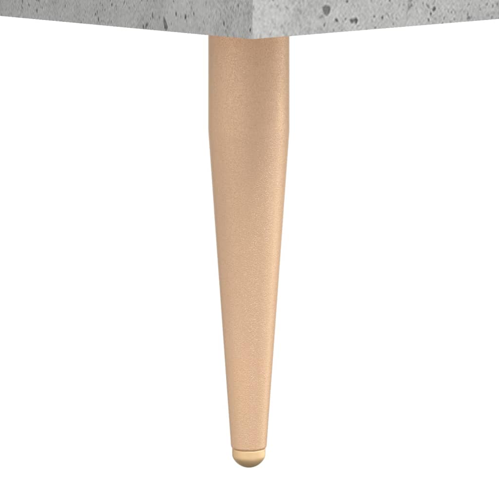 højskab 69,5x34x180 cm konstrueret træ betongrå
