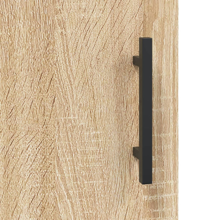 højskab 69,5x34x180 cm konstrueret træ sonoma-eg