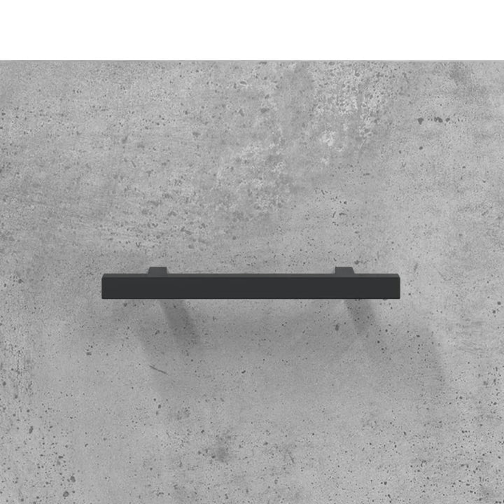 højskab 69,5x34x180 cm konstrueret træ betongrå