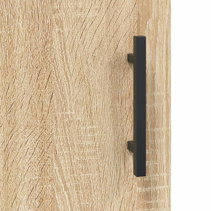 højskab 69,5x34x180 cm konstrueret træ sonoma-eg