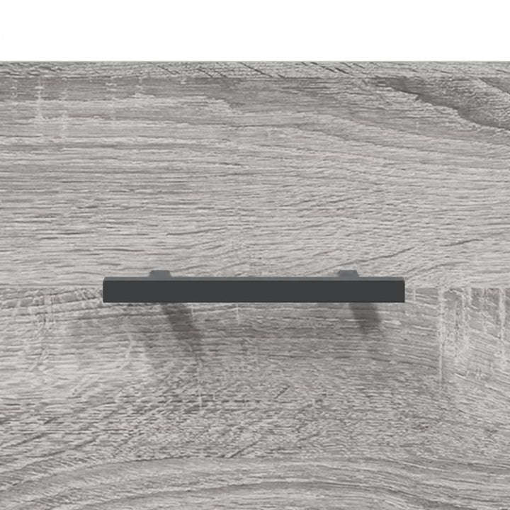 højskab 69,5x34x180 cm konstrueret træ grå sonoma-eg