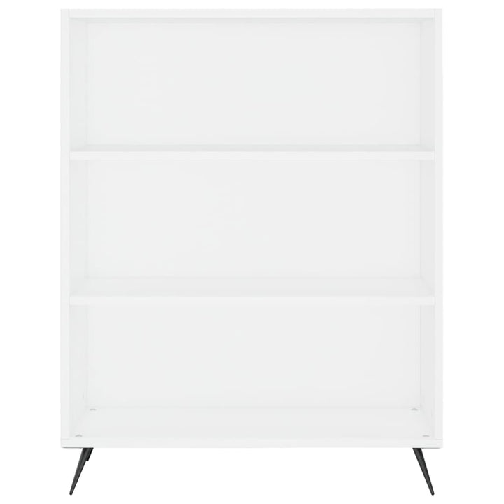 højskab 69,5x34x180 cm konstrueret træ hvid