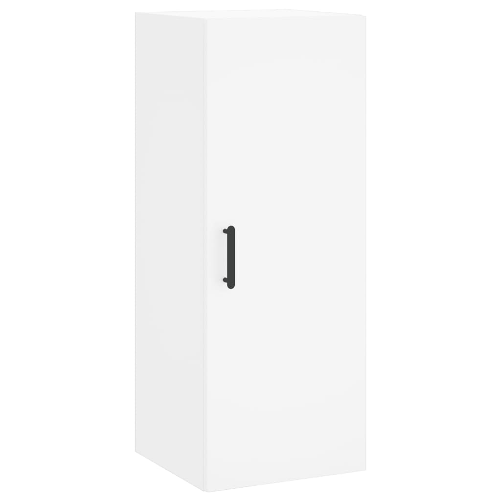 skab 34,5x34x180 cm konstrueret træ hvid