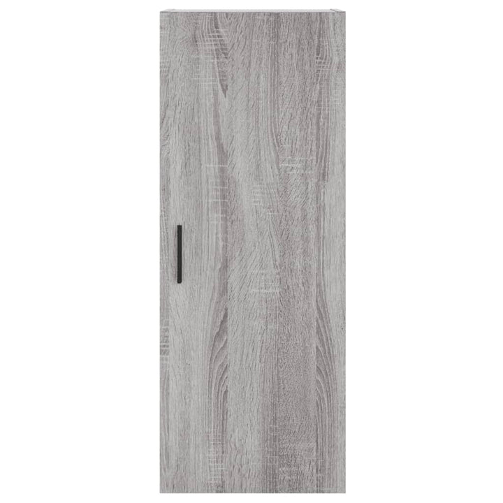 højskab 34,5x34x180 cm konstrueret træ grå sonoma-eg