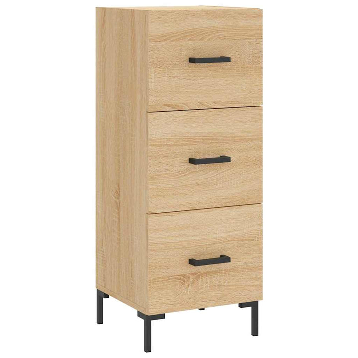 skab 34,5x34x180 cm konstrueret træ sonoma-eg