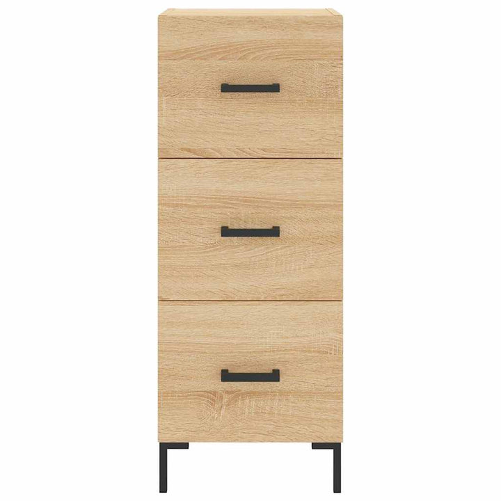 skab 34,5x34x180 cm konstrueret træ sonoma-eg