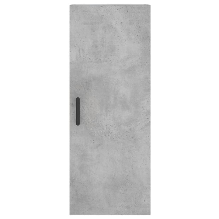 skab 34,5x34x180 cm konstrueret træ betongrå