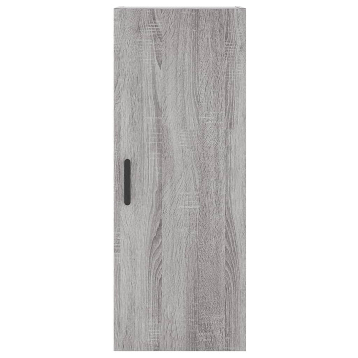 højskab 34,5x34x180 cm konstrueret træ grå sonoma-eg