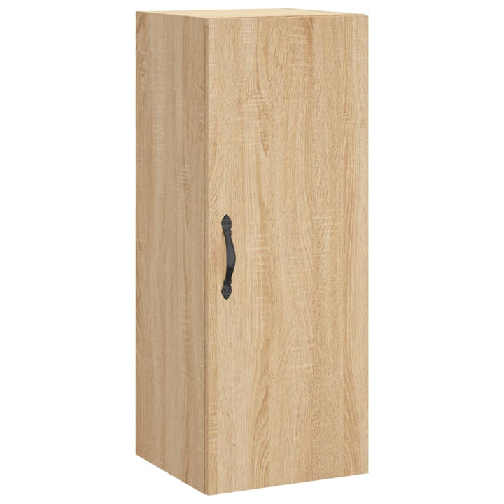 skab 34,5x34x180 cm konstrueret træ sonoma-eg