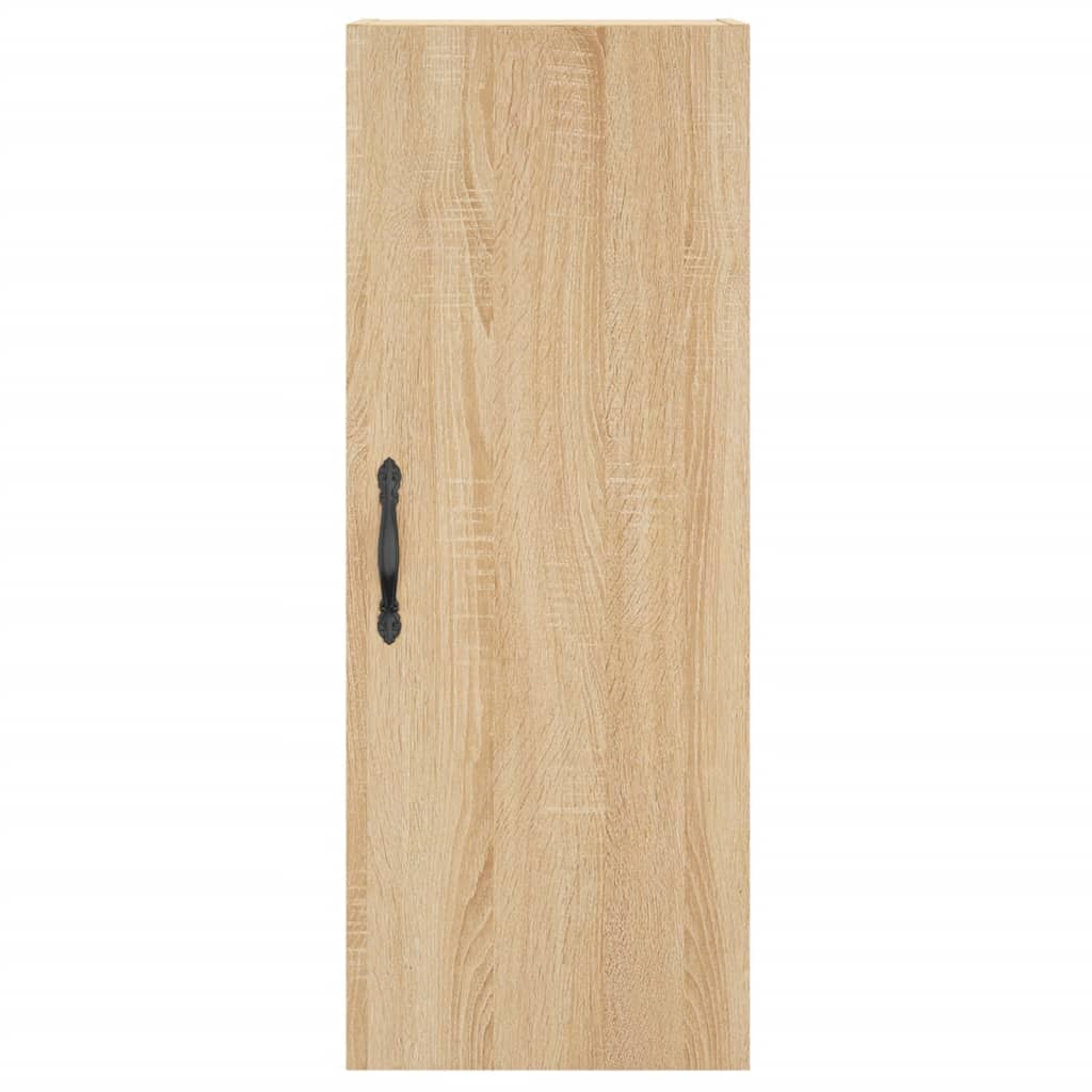 skab 34,5x34x180 cm konstrueret træ sonoma-eg