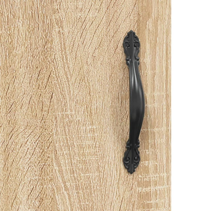 skab 34,5x34x180 cm konstrueret træ sonoma-eg