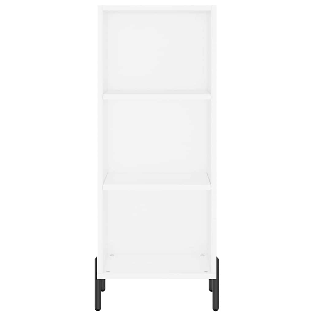 skab 34,5x34x180 cm konstrueret træ hvid