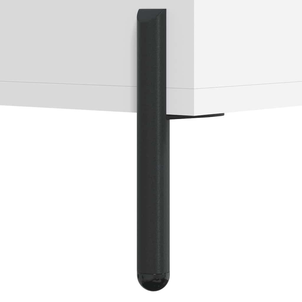 skab 34,5x34x180 cm konstrueret træ hvid