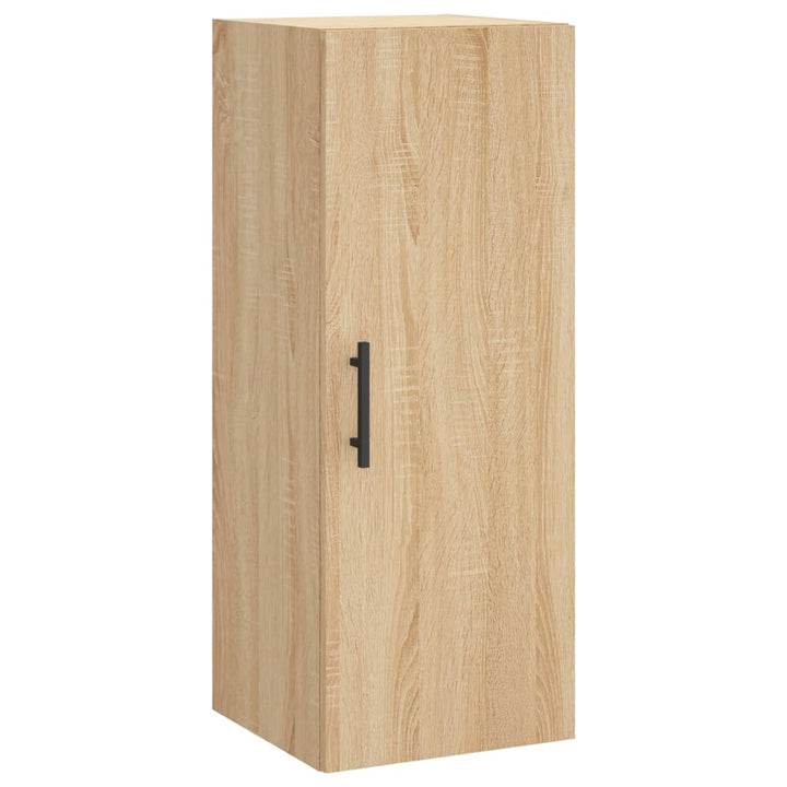skab 34,5x34x180 cm konstrueret træ sonoma-eg