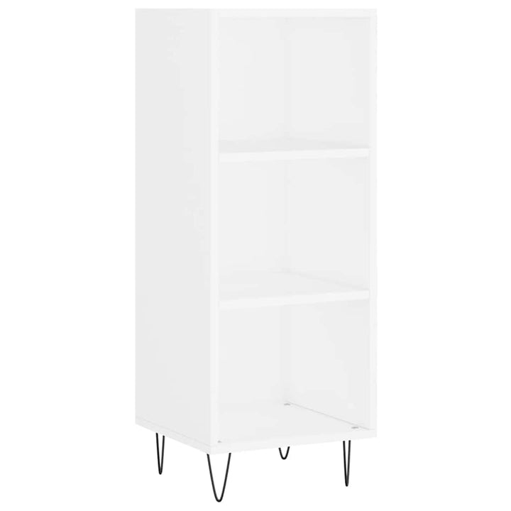 skab 34,5x34x180 cm konstrueret træ hvid