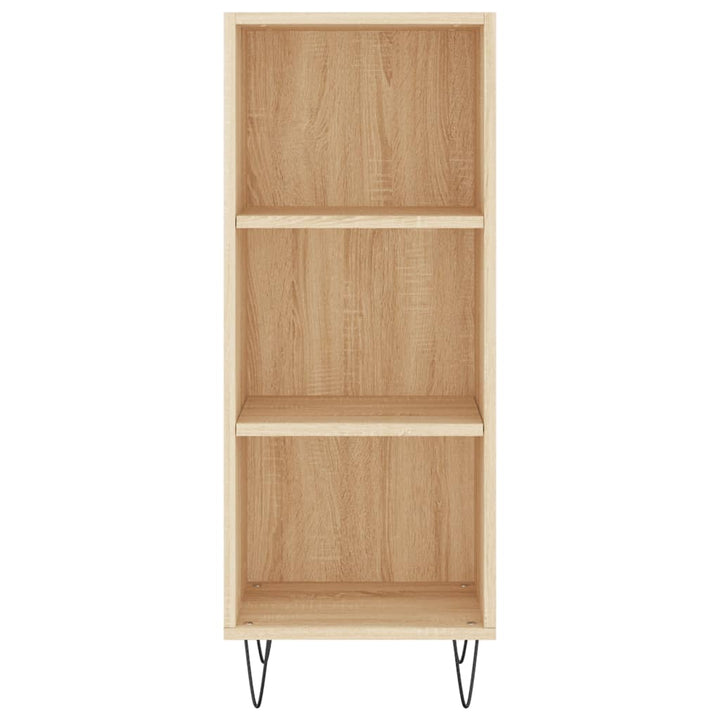 skab 34,5x34x180 cm konstrueret træ sonoma-eg