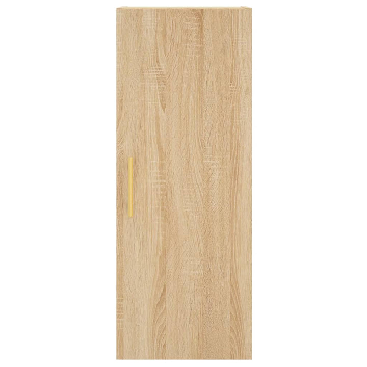 skab 34,5x34x180 cm konstrueret træ sonoma-eg