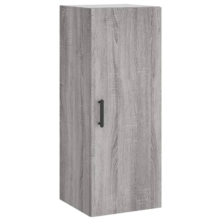 højskab 34,5x34x180 cm konstrueret træ grå sonoma-eg